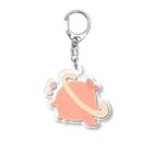 土星ピコ🪐新人Dr＆Vtuberのどせぴシルエット Acrylic Key Chain