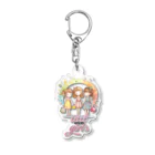 Stylo Tee Shopのガールズとお出かけ Acrylic Key Chain