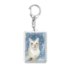 Muuむうのピクシーと雪 Acrylic Key Chain