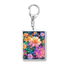 モノモノクローゼットの花々 Acrylic Key Chain