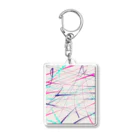 納豆ごはんの電流 Acrylic Key Chain