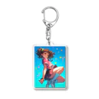 AQUAMETAVERSEの星屑のメロディ Marsa 106 Acrylic Key Chain