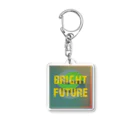 Happy Human の明るい未来 Acrylic Key Chain