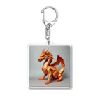 cotaro_worksの輝くドラゴン　折り紙09 Acrylic Key Chain