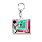 Mameshi8のマメ柴チルちゃん　レトロゲーム Acrylic Key Chain