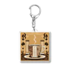 s-daisukiのde:coffee Acrylic Key Chain