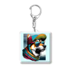 キャップ犬専門店のキャップ犬15 Acrylic Key Chain