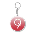 Q-emonの九右衛門ロゴ・赤ワインVer. Acrylic Key Chain