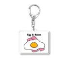 パペットピットのEgg & Bacon  Acrylic Key Chain