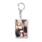 sion1010の美少女ランジェリーグッズ Acrylic Key Chain