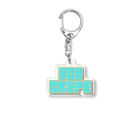 青い公園の303クレープ Acrylic Key Chain