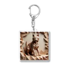 abc villageのイベリアリンクス Acrylic Key Chain