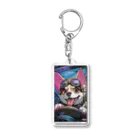 doku-chiwawaのbaddog Acrylic Key Chain