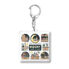 MOONY'S Wine Closetの夢心地な月夜の小さなワイン屋さん Acrylic Key Chain