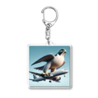 strange life of animalsの優雅な空の旅 Acrylic Key Chain