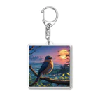 deko4954のbird Acrylic Key Chain