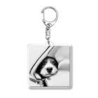 nakasato1979のジッパー犬 Acrylic Key Chain