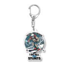 Stylo TeeのI'm Still Here Because I Do All My Stunts Acrylic Key Chain