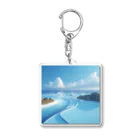 chan-takehaniの未来のオアシス Acrylic Key Chain