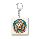 chaochao0701の浮世絵風　ライオン（顔）"Ukiyo-e style lion (face)."  "浮世繪風格的獅子（臉）。" Acrylic Key Chain