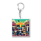 なるたか屋のギャング猫 Acrylic Key Chain