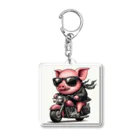 kanataのぶたライダー Acrylic Key Chain