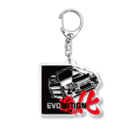 ムゲンソウコ GarageNoLimitのEvolution9-Black Acrylic Key Chain