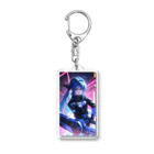 DRILLERのサイバーパンク　2次元美少女 Acrylic Key Chain