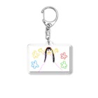 formalinmuimuiの8さいが描いたプリンセス Acrylic Key Chain