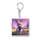 kaz_new9の未来のうさぎ戦士 Acrylic Key Chain