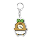 田中ぱんのぱんぱぱん SUZURI店の田中とまんどんごん Acrylic Key Chain