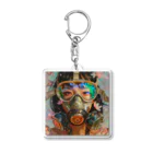 ガスマスク gasmaskのgasmask girl spring 2024 Acrylic Key Chain