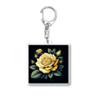 和柄屋の黄薔薇シリーズ Acrylic Key Chain