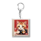 syun78のお店のカメラが好きな猫 Acrylic Key Chain