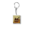 PAW WOW MEOWのタイプライター Acrylic Key Chain