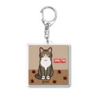 にこねこ【保護猫の保育園】のちびぴのキーホルダー Acrylic Key Chain