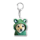 ポメラニアンのポメくんのポメラニアンのポメくん Acrylic Key Chain