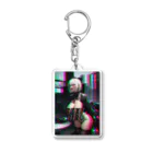 adultistのサイバーセクシーガール Acrylic Key Chain