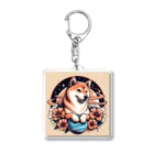 Huku5の全世界人気の柴犬 Acrylic Key Chain