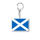 お絵かき屋さんのスコットランドの国旗 Acrylic Key Chain