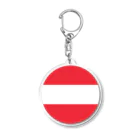 お絵かき屋さんのオーストリアの国旗 Acrylic Key Chain