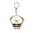 田中ぱんのぱんぱぱん SUZURI店のおいなりわん(わんわんばーじょん) Acrylic Key Chain