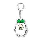 田中ぱんのぱんぱぱん SUZURI店の田中とお大根さま Acrylic Key Chain