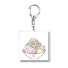 まぬけまぬるのまぬけまぬる（じろー/白） Acrylic Key Chain