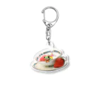 あるごんの美味しそうなモレレットアカメアマガエル Acrylic Key Chain