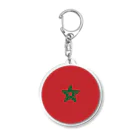 お絵かき屋さんのモロッコの国旗 Acrylic Key Chain