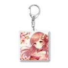 Japan-sakuraの桜の乙姫 Acrylic Key Chain