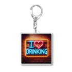 Anju Clothingのお酒好きの友人へ Acrylic Key Chain