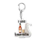 I LOVE【WHISKEY】SHOPのI LOVE WHISKEY-05 Acrylic Key Chain