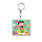 JINPACHIの賢い男 Acrylic Key Chain